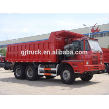 6x4 Howo Mining truck for 70T to 80T loading weight for big stone